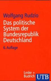 Cover of: Politische System Der Bundesrepublik Deutschland