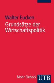 Cover of: Grundsätze der Wirtschaftspolitik.