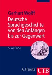 Cover of: Deutsche Sprachgeschichte. Ein Studienbuch.