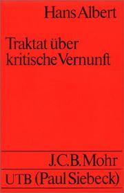Cover of: Traktat über kritische Vernunft.