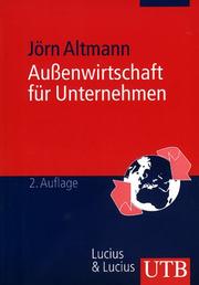 Cover of: Außenwirtschaft für Unternehmen.