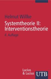 Cover of: Systemtheorie 2. Interventionstheorie.