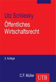 Öffentliches Wirtschaftsrecht cover