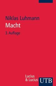 Cover of: Macht. by Niklas Luhmann