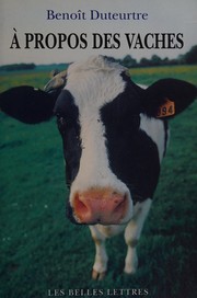 Cover of: À propos des vaches