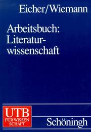 Cover of: Arbeitsbuch by Thomas Eicher, Volker Wiemann