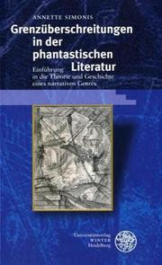 Cover of: Grenzüberschreitungen in der phantastischen Literatur by Annette Simonis