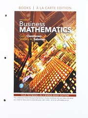 Cover of: Business Mathematics Loose-Leaf Edition Plus MyLab Math with Pearson eText -- 24 Month Access Card Package