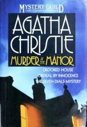 Cover of: Murder at the Manor