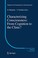 Cover of: Characterizing Consciousness