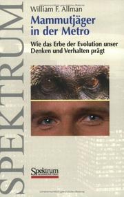 Cover of: Mammutjäger in der Metro by William F. Allman