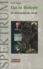 Cover of: Das ist Biologie by Ernst Mayr