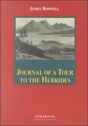 Cover of: Journal of a Tour to the Hebrides With Samuel Johnson, L.L.D. (Konemann Classics) by James Boswell