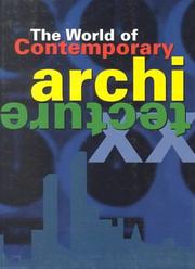 Cover of: The World of Contemporary Architecture