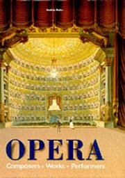 Cover of: Opera by András Batta, Sigrid Neef