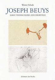 Cover of: Joseph Beuys: Early Watercolors And Drawings