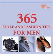 Cover of: 365 style and fashion tips for men