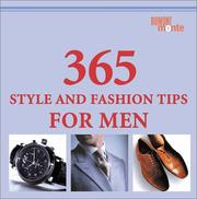 Cover of: 365 Style and Fashion Tips for Men by Claudia Piras, Bernhard Roetzel