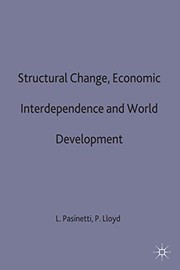 Cover of: Structural Change, Economic Interdependence and World Development