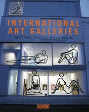 Cover of: International Art Galleries by Luca Cerizza, Stephane CorrEard, Rachel Gugelberger, Barbara Hess, Sylvia Martin, Regina Schultz-M ller, Adam Szymczyk, Jens Hoffmann