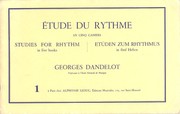 Cover of: Étude du rythme en cinq cahiers: 1er cahier: mesures simples