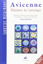 Cover of: Refutation De L'astrologie by Avicenne