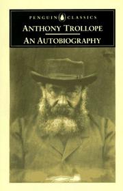 Cover of: An Autobiography (Penguin Classics) by Anthony Trollope, David Skilton