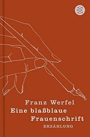 Cover of: Eine blaßblaue Frauenschrift;