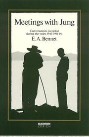 Cover of: Meetings with Jung by E. A. Bennet