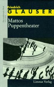 Cover of: Mattos Puppentheater