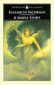 Cover of: A simple story by Mrs. Inchbald