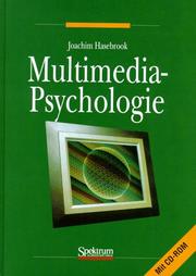 Cover of: Multimedia-Psychologie by Joachim Hasebrook