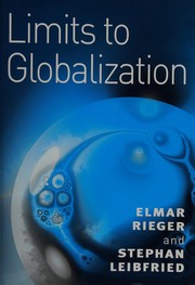 Cover of: LIMITS TO GLOBALIZATION: WELFARE STATES AND THE WORLD ECONOMY; TRANS. BY BENJAMIN W. VEGHTE.