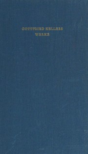 Cover of: Gottfried Kellers Werke