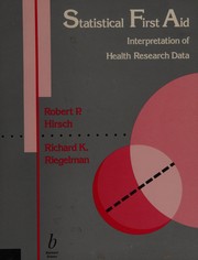 Cover of: Statistical first aid by Robert P. Hirsch