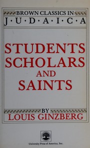 Cover of: Students, scholars and saints