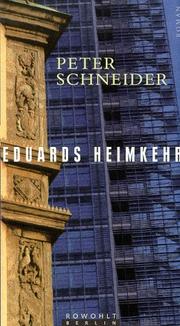 Cover of: Eduards Heimkehr by Peter Schneider