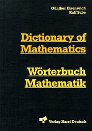 Wörterbuch Mathematik by Günther Eisenreich