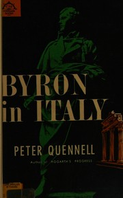 Cover of: Byron in Italy