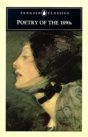 Cover of: Poetry of the 1890's