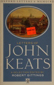 Cover of: Letters of John Keats by John Keats