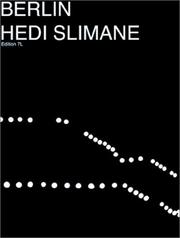 Cover of: Hedi Slimane by Hedi Slimane