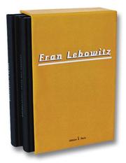Cover of: Metropolitan Life/Social Studies by Fran Lebowitz