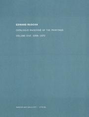 Cover of: Edward Ruscha: Catalogue Raisonné of the Paintings. Volume One by Yve-Alain Bois, Ed Ruscha
