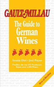 Cover of: The Gault Millau Guide to German Wines (Gault Millau Guides) Soft Cover