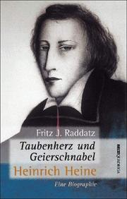 Cover of: Taubenherz und Geierschnabel by Fritz Joachim Raddatz