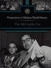 Cover of: The McCarthy era by Myra Immell