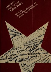 Cover of: American politics and public policy