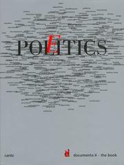 Cover of: Politics, poetics | 