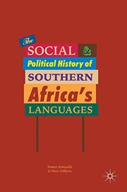 Cover of: The Social and Political History of Southern Africa's Languages